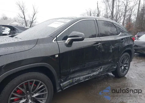 2016 Lexus Rx 350 F Sport z USA, uszkodzony, nr VIN 2T2BZMCAXGC027809